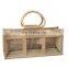 2015 fashion wholesale jute bag, jute bag with window, jute bag crafts