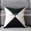Home Luxury Throw Pillow Case Waterproof PU Leather Cushions Covers