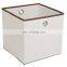 Colorful Door Fabric Gray Opening Front Toys Foldable Cloths Storage Box With Lid