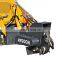 Mini skid steer loader stump grinder attachment