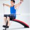 Abdominal exercise machine sit up bench with dumbbell