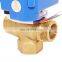 Water Treatment Operation Electric Control 3 Way DC 12 Volt Three Way Water  Shut Off Ball Mixing Valve