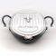 non stick skillet induction frying pan cooking pot stainless steel fry pan with stainless steel lid kitchen