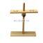 Bamboo Triangle Funnel Rack Adjustable Height Solid Wood Safety Funnel Frame