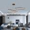 Simple and modern living room chandelier 2020 new Nordic postmodern light luxury net red hotel lobby LED chandelier
