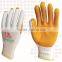 safety gloves in the construction industry / palm rubber glove for protecting hands