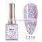 51219 CANNI Newest Shiny Glitter Series 16ml Gel Polish Platinum Sliver Lacquer Diamond UV Gel Varnish
