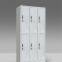 Six door steel locker storage cabinet gray color H1850XW900XD450MM Wardrobe Cabinet