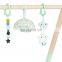 3 Hanging Sensory Toys Natural Wood  Wooden Baby Play Gym gift