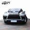 Wide body kit for Porsche cayenne 958 front bumper rear bumper wide flare and hood for Porsche cayenne 958 facelift