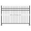 Fence Wire Supply Wrought Iron Spear Top Metal China Mesh Garden Fence Steel Heat Treated Pressure Treated Wood Type Black