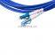 LC-ST Duplex Spiral Armored Optical Fiber Patch cord Single Mode Fiber Jumper Armoured optical patch cord
