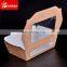 Caja Food & Beverage Packaging De Ensalada De Paper Disposable UV Coating Varnishing Embossing Stamping Accept Matt Lamination