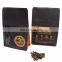 Custom printed foil flat bottom coffee bean packing 12oz printed coffee bag laminated mylar ziplock packaging bags