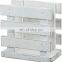 Homeuse Brown or  White Color Wooden Tabletop Napkin Holder Paper Napkin Storage Dispenser 5.5x5.5x3 inches