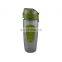 Leak Proof Durable BPA Free Tritan Motivational Clear 32oz Fruit Infuser Sports Water Bottle