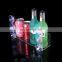 strong suction acrylic organizer for drinks can holder bottles wall mount acrylic fridge holder