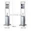Multi-Function Toilet Brush Holder and Paper Stand Stainless Steel Toilet Paper Free Standing Bath Toilet Paper Holder