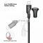 3 In 1 Multiple Micro Type C Charger Braided USB Charging Data Cable
