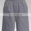 Popular Elegant 94% Cotton 6% Linen Yarn Dyed Blue Stripe  Fabric for Blouses