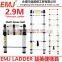 2.9m Single Telescopic ladder