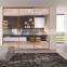 Frameless aluminum interior noiseless sliding barn door with powder coating anodized