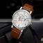 SINOBI Classic Wristwatch S9843G Stainless Steel Man Watch relogio Custom Logo Hollow Out Dial Watches  Montre Homme
