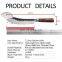 Forged kitchen knife hammered stainless steel outdoor fish deboning segmentation butcher knife with double steel head chef knife