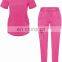 Customized Women Hospital Nursing Scrubs Suit Uniforms Women Short Sleeve Medical Scrubs Sets