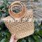 Unique Simple straw bag water hyacinth Handbag for shopping, Woven Tote Bag Hot Trend 2023 Wholesale Vietnam Manufacturer