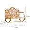 Hot Sale Rattan Wall Shelf Flower-Shaped Decor Storage Rack for Bathroom Wicker Plant Hanging Wholesale Vietnam Supplier