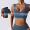 High Impact Recycled Sports Bras Custom Women Sleeveless Yoga Four Way Stretch Tank Tops