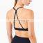 Custom Sling Straps Recycled Sports Fitness Bras Open Back Sweat Wicking Workout Yoga Tops