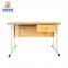JS Hot Selling Office Classroom Teacher Table Desk Wooden Metal Frame Fixed Height Teacher Desk with Storage Drawers
