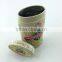 Small oval candy tin box with 3D printing