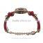 FT1391 Fashion quartz leather alloy chain bracelet watch for girls new design
