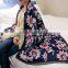 Latest Design Floral Printed Cashmere Pashmina Shawl Nepal