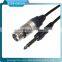 6.35mm Male To XLR Female Audio Microphone Audio Cable