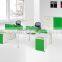 Wooden audio Workstation office layout 4 seats Cubicle ( SZ-WS360)