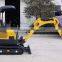 zero swing mini excavator 1.7ton,Tier III engine,Rubber track,bucket 400mm width ,Canopy or cabin,Retractable undercarriage