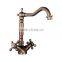 2015 Antique Dual Handle Brass Basin Faucet With Best Price