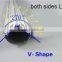 High brightness AC85-265V CE RoHS FCC ETL SAA UL R17D T8 LED Tube Light 45W 6ft 1800mm 1.8m led lamp SMD2835 t8 V shape R17D LED