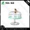 decorative Cake glass dessert dome with base