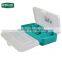 13grids transparent cover home use hardware tool box work bin transparent bin