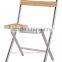 Outdoor used cheap metal wooden folding chairs