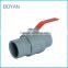 Made in China Gray PVC pipe fitting Two pieces ball valve
