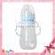 China manufacturer wholesale baby products good quality baby feeding bottle silicone bottle with handle milk bottle