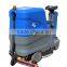Small ride on floor scrubber large battery, hospital warehouse used