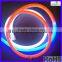 Sunbit Quality assurance color 360 degree round led neon flex metal wall tree of life decor