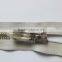 8# brass zipper shinny silver teeth zipper europe zipper teeth with european zipper slider open end zipper coate zipper
